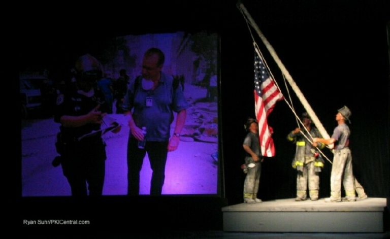 Madame Tussads Trube to the Heros of 9-11