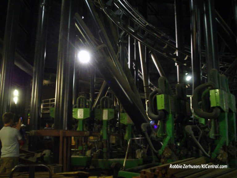 King Cobra trains still in Flight of Fear drum
